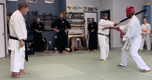 Kobudo kumite class